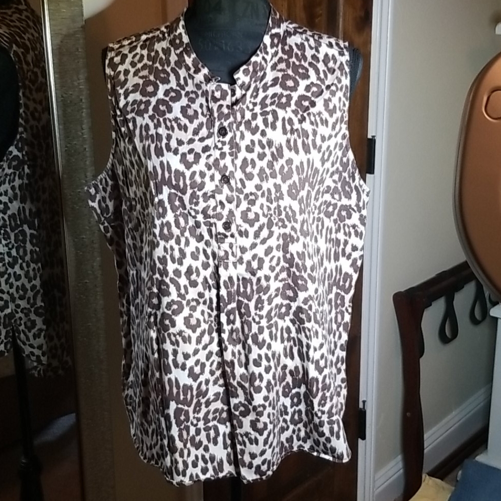 Leopard blouse